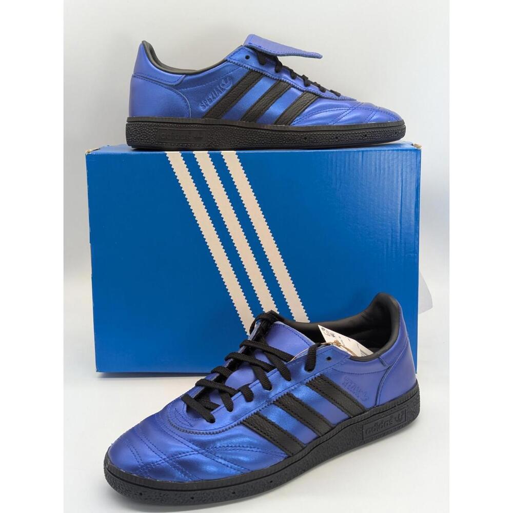 Adidas Handball Spezial Lucid Blue Metallic Black JH5602 Womens Size 8.5 / 7.5Y
